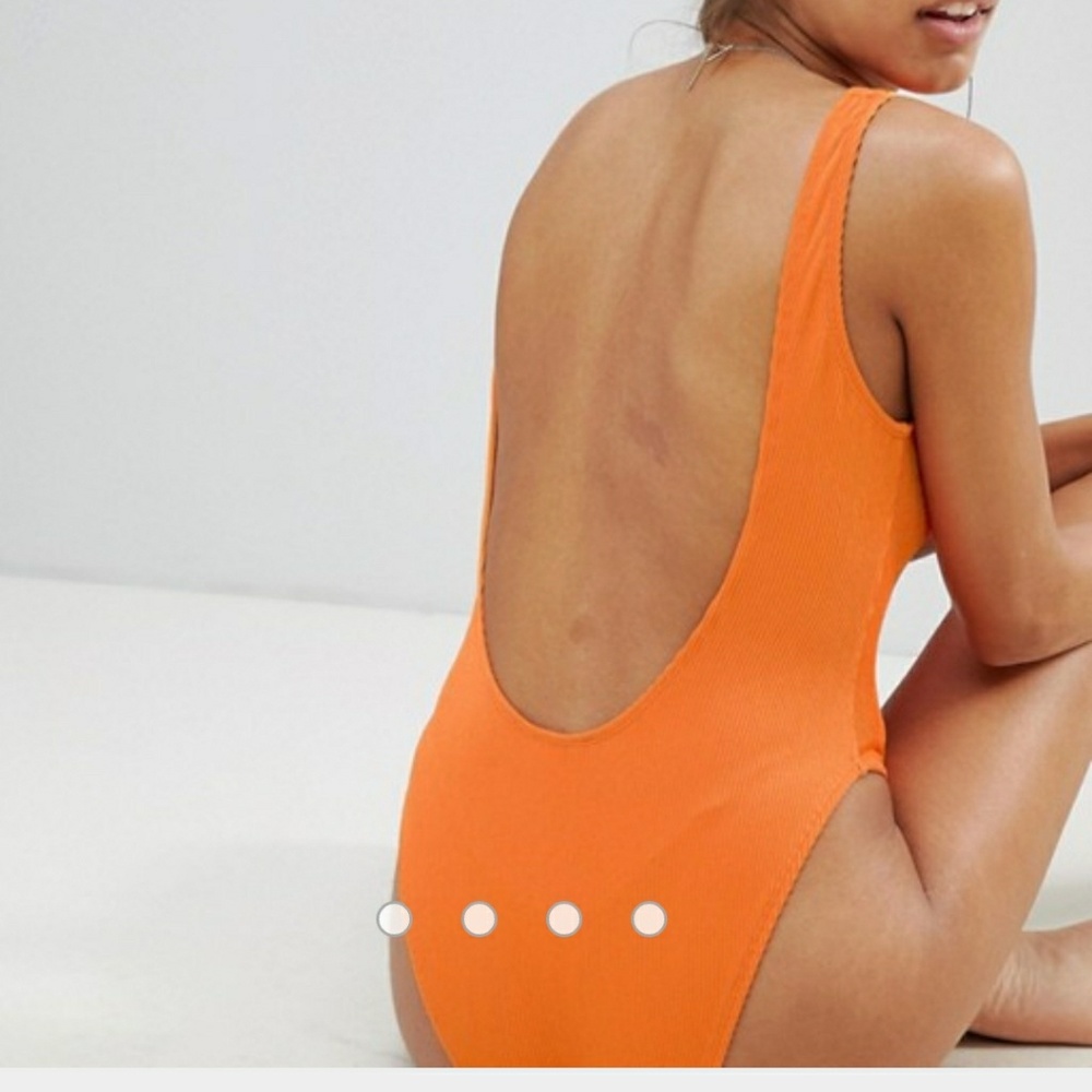 NWT Misguided Ribbed Swimsuit